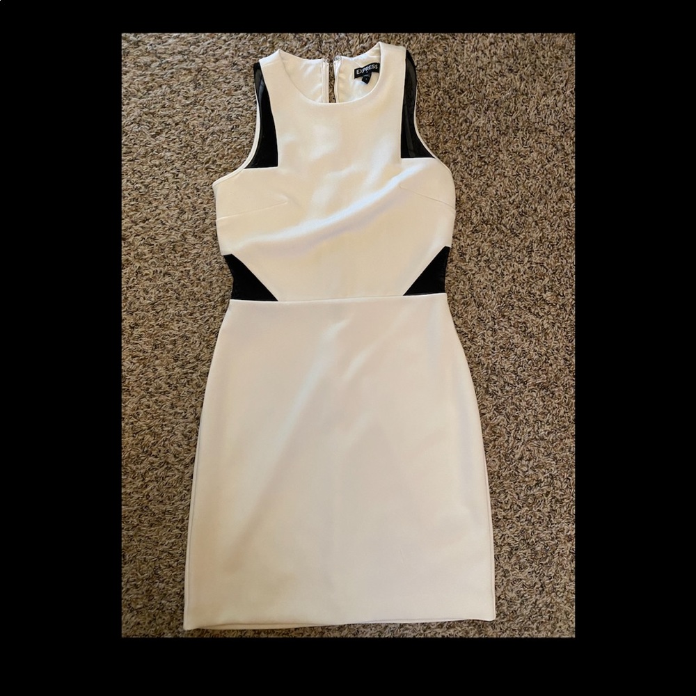 White mini dress